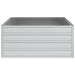 Strat înălțat de grădină argintiu 100x100x45cm oțel galvanizat - WALTI WALTI