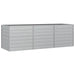 Strat înălțat de grădină argintiu 240x80x77 cm oțel galvanizat - WALTI WALTI