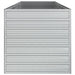 Strat înălțat de grădină argintiu 240x80x77 cm oțel galvanizat - WALTI WALTI