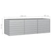 Strat înălțat de grădină argintiu 240x80x77 cm oțel galvanizat - WALTI WALTI