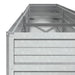 Strat înălțat de grădină argintiu 240x40x45 cm oțel galvanizat - WALTI WALTI