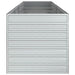 Strat înălțat de grădină argintiu 320x80x77 cm oțel galvanizat - WALTI WALTI