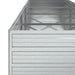 Strat înălțat de grădină argintiu 320x80x77 cm oțel galvanizat - WALTI WALTI