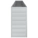 Strat înălțat de grădină argintiu 320x40x77 cm oțel galvanizat - WALTI WALTI