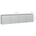 Strat înălțat de grădină argintiu 320x40x77 cm oțel galvanizat - WALTI WALTI