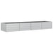 Strat înălțat de grădină argintiu 320x80x45 cm oțel galvanizat - WALTI WALTI