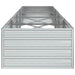 Strat înălțat de grădină argintiu 320x80x45 cm oțel galvanizat - WALTI WALTI