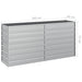 Strat înălțat de grădină argintiu 160x40x77 cm oțel galvanizat - WALTI WALTI