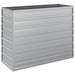 Strat înălțat de grădină argintiu 100x40x77 cm oțel galvanizat - WALTI WALTI