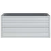 Strat înălțat de grădină argintiu 100x40x45 cm oțel galvanizat - WALTI WALTI