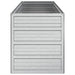 Strat înălțat de grădină argintiu 100x40x45 cm oțel galvanizat - WALTI WALTI