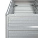 Strat înălțat de grădină argintiu 100x40x45 cm oțel galvanizat - WALTI WALTI