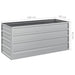 Strat înălțat de grădină argintiu 100x40x45 cm oțel galvanizat - WALTI WALTI