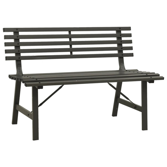 Bancă de grădină, negru, 110 cm, oțel - WALTI WALTI
