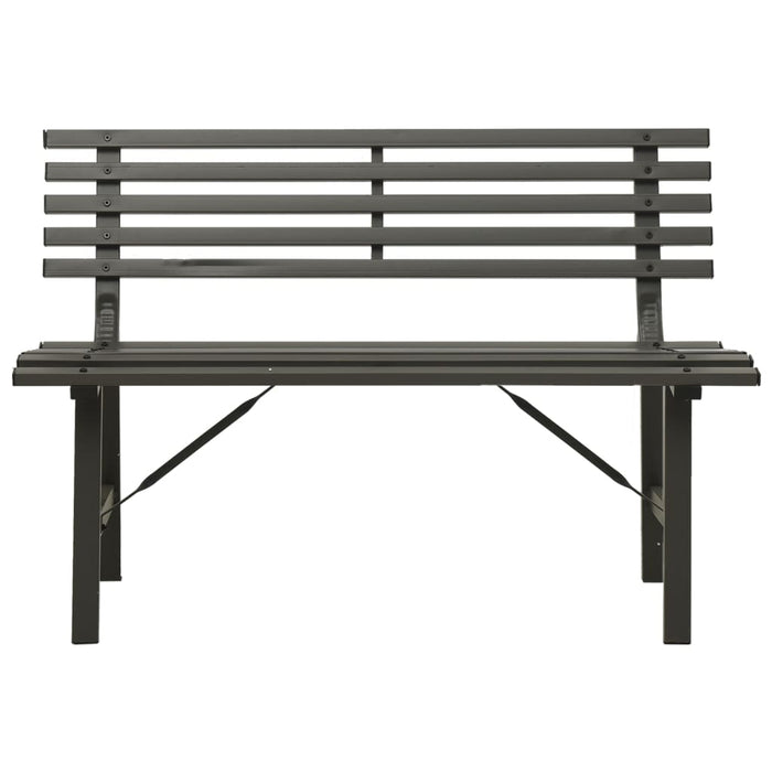 Bancă de grădină, negru, 110 cm, oțel - WALTI WALTI