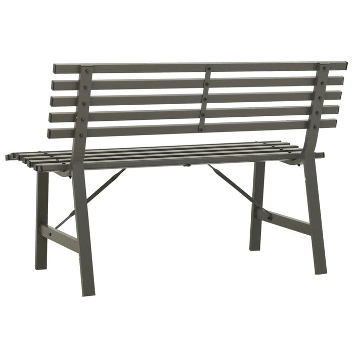 Bancă de grădină, negru, 110 cm, oțel - WALTI WALTI