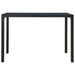 Set mobilier de grădină, 3 piese, negru, WPC și oțel - WALTI WALTI
