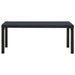 Set mobilier de grădină, 3 piese, negru, WPC și oțel - WALTI WALTI