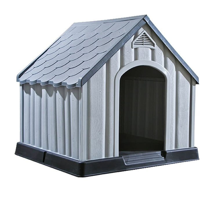 Cușcă pentru câini, gri, 92x87x91 cm, plastic - WALTI WALTI