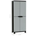 Dulap, 68x39x171,5 cm, design de ratan - WALTI WALTI