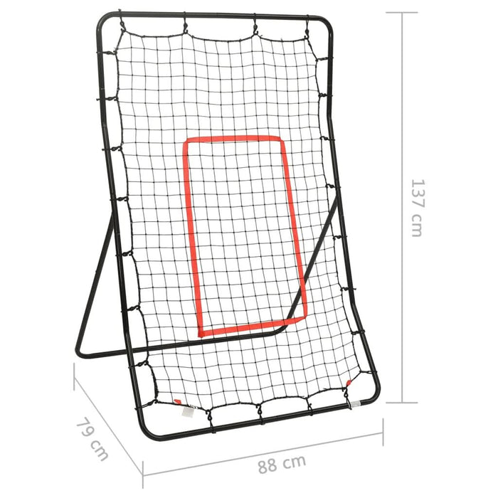Rebounder antrenament fotbal, 88x79x137 cm, oțel - WALTI WALTI