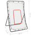 Rebounder antrenament fotbal, 88x79x137 cm, oțel - WALTI WALTI