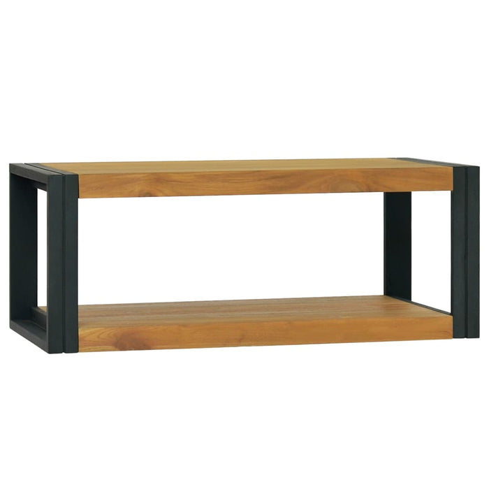 Dulap de baie suspendat, 90x45x35 cm, lemn masiv de tec - WALTI WALTI