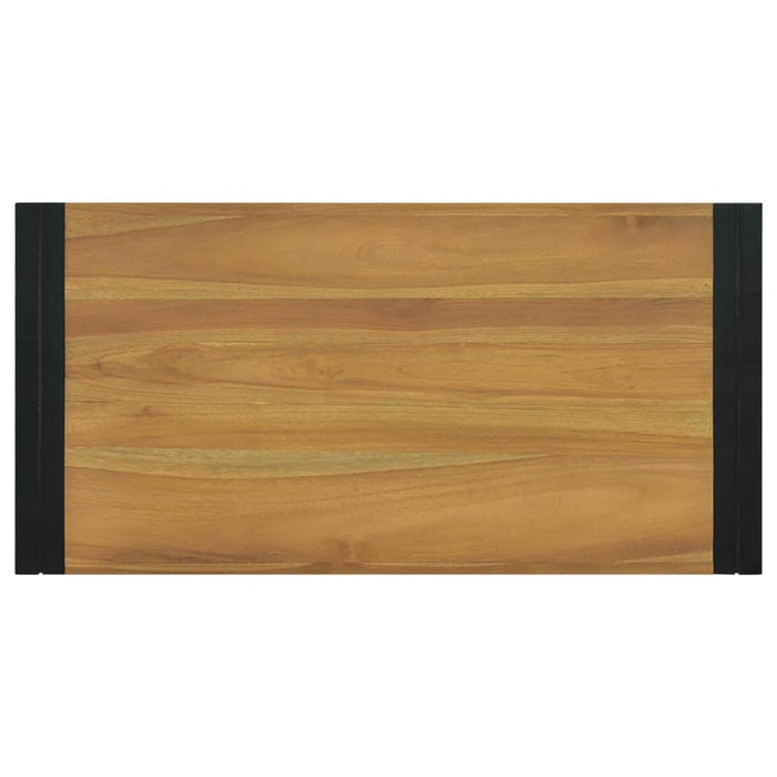 Dulap de baie suspendat, 90x45x35 cm, lemn masiv de tec - WALTI WALTI