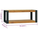Dulap de baie suspendat, 90x45x35 cm, lemn masiv de tec - WALTI WALTI