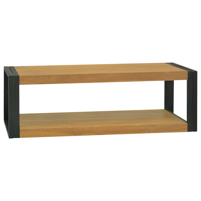 Dulap de baie suspendat, 110x45x35 cm, lemn masiv de tec WALTI