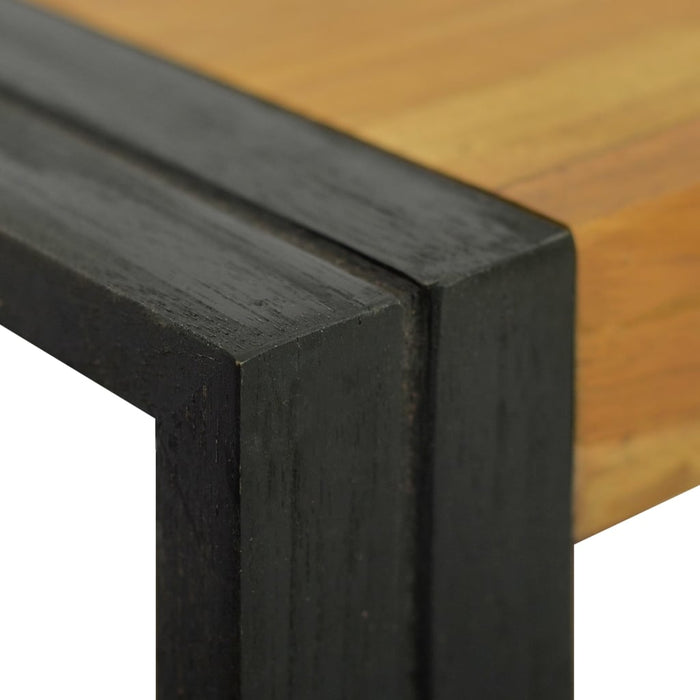 Dulap de baie suspendat, 110x45x35 cm, lemn masiv de tec WALTI
