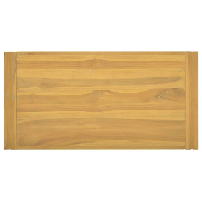 Dulap de baie suspendat, 90x45x35 cm, lemn masiv de tec - WALTI WALTI