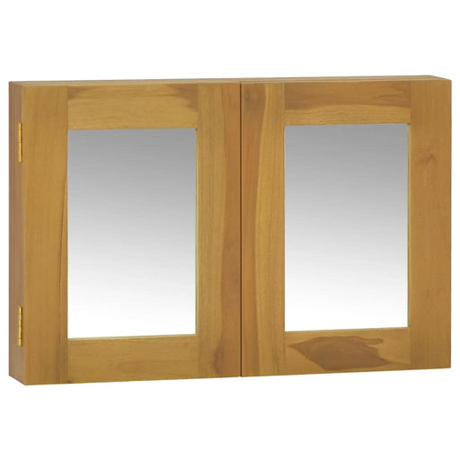 Dulap cu oglindă, 60x10x40 cm, lemn masiv de tec - WALTI WALTI