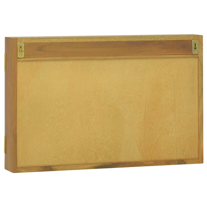 Dulap cu oglindă, 60x10x40 cm, lemn masiv de tec - WALTI WALTI