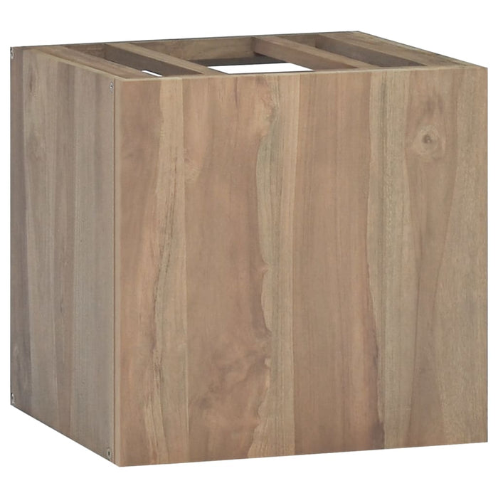 Dulap de baie suspendat, 46x25,5x40 cm, lemn masiv de tec WALTI