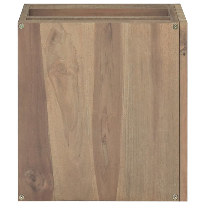 Dulap de baie suspendat, 46x25,5x40 cm, lemn masiv de tec WALTI