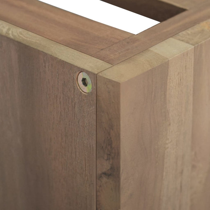 Dulap de baie suspendat, 46x25,5x40 cm, lemn masiv de tec WALTI