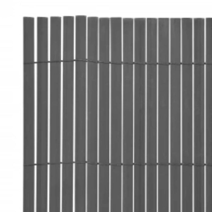 Gard pentru grădină cu 2 fețe, gri, 110x400 cm - WALTI WALTI