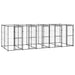 Padoc pentru câini de exterior, 12,1 m², oțel - WALTI WALTI