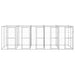 Padoc pentru câini de exterior, 12,1 m², oțel galvanizat - WALTI WALTI