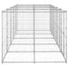 Padoc pentru câini de exterior, 12,1 m², oțel galvanizat - WALTI WALTI