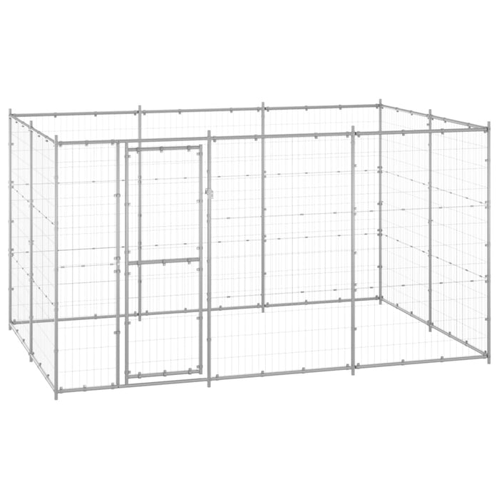 Padoc câini de exterior, 7,26 m², oțel galvanizat WALTI