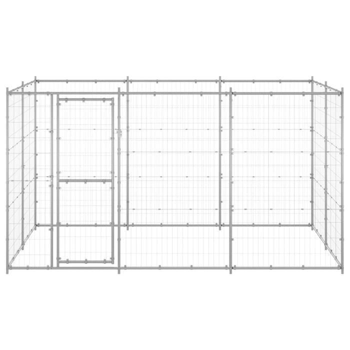 Padoc câini de exterior, 7,26 m², oțel galvanizat WALTI