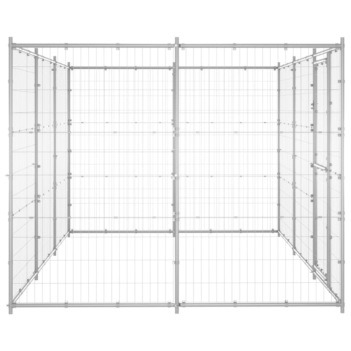 Padoc câini de exterior, 7,26 m², oțel galvanizat WALTI