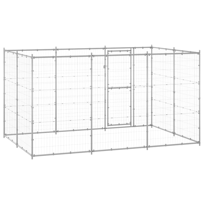 Padoc câini de exterior, 7,26 m², oțel galvanizat WALTI