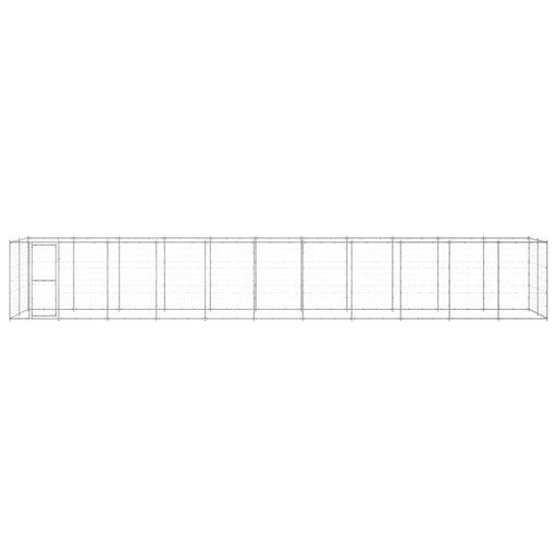 Padoc pentru câini de exterior, 26,62 m², oțel galvanizat - WALTI WALTI