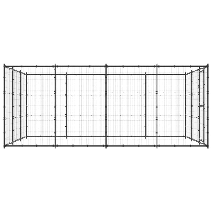 Padoc pentru câini de exterior, 14,52 m², oțel - WALTI WALTI