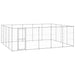 Padoc pentru câini de exterior, 24,2 m², oțel galvanizat - WALTI WALTI