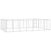 Padoc pentru câini de exterior, 33,88 m², oțel galvanizat - WALTI WALTI