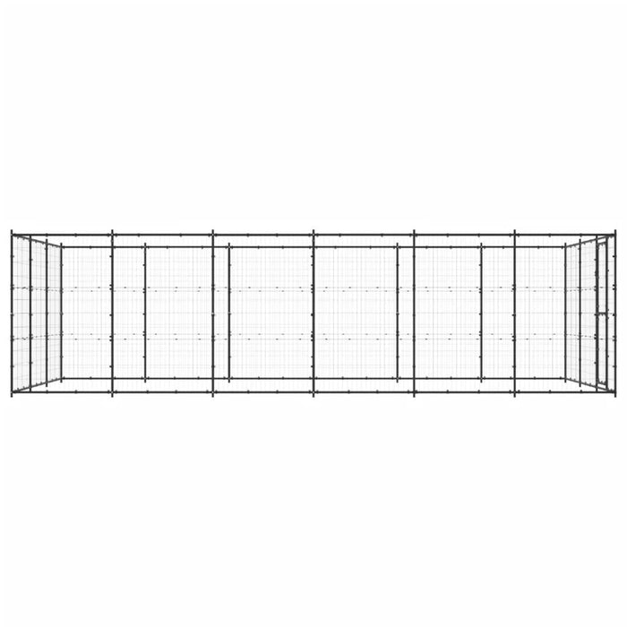 Padoc pentru câini de exterior, 21,78 m², oțel - WALTI WALTI